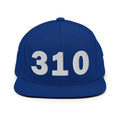 310 Area Code Snapback Hat