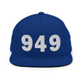 949 Area Code Snapback Hat