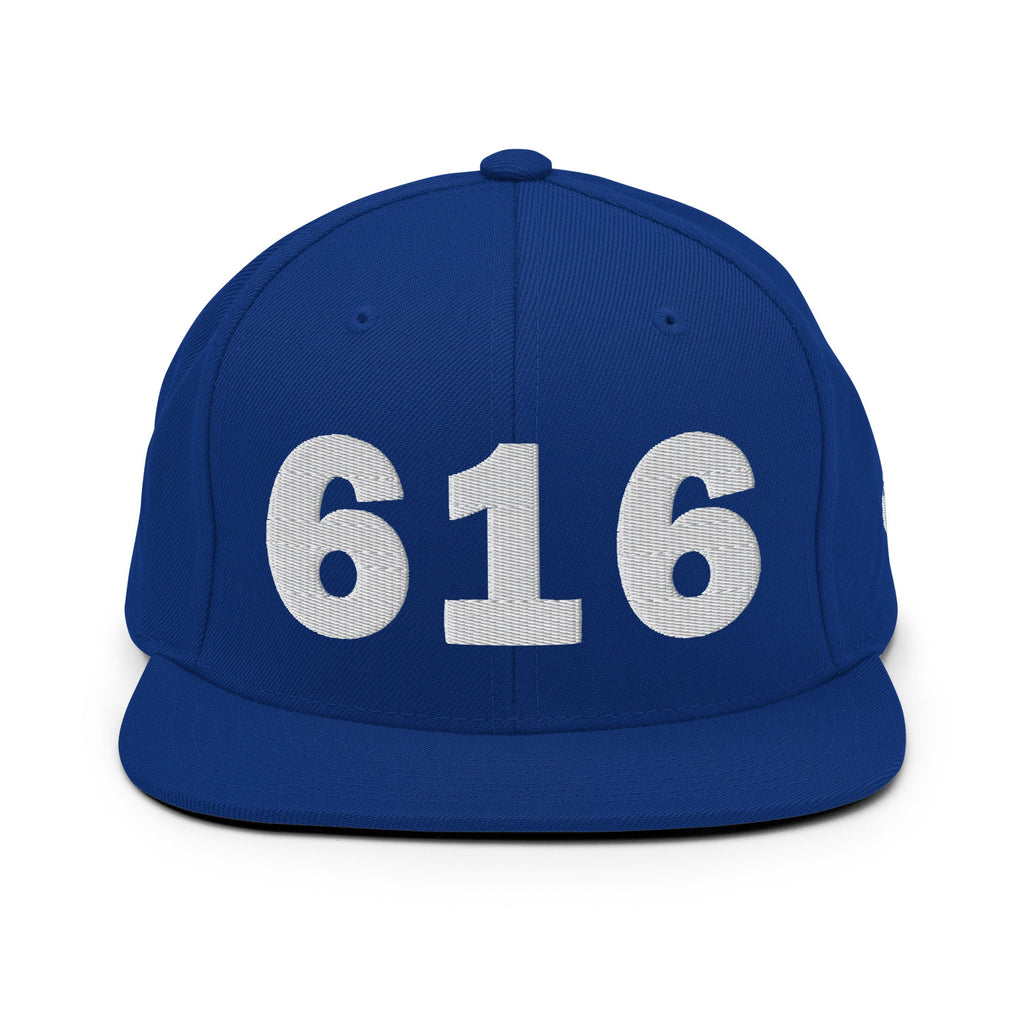 616 Area Code Snapback Hat