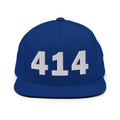 414 Area Code Snapback Hat