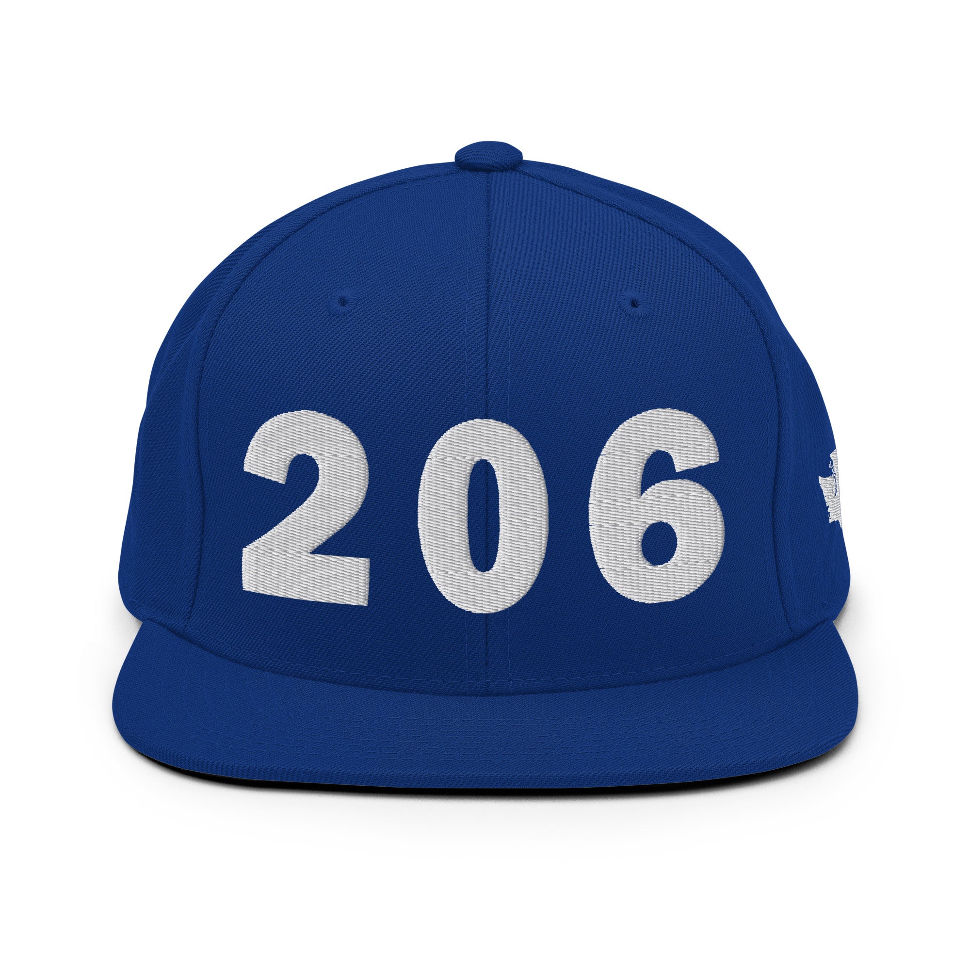 206 Area Code Snapback Hat