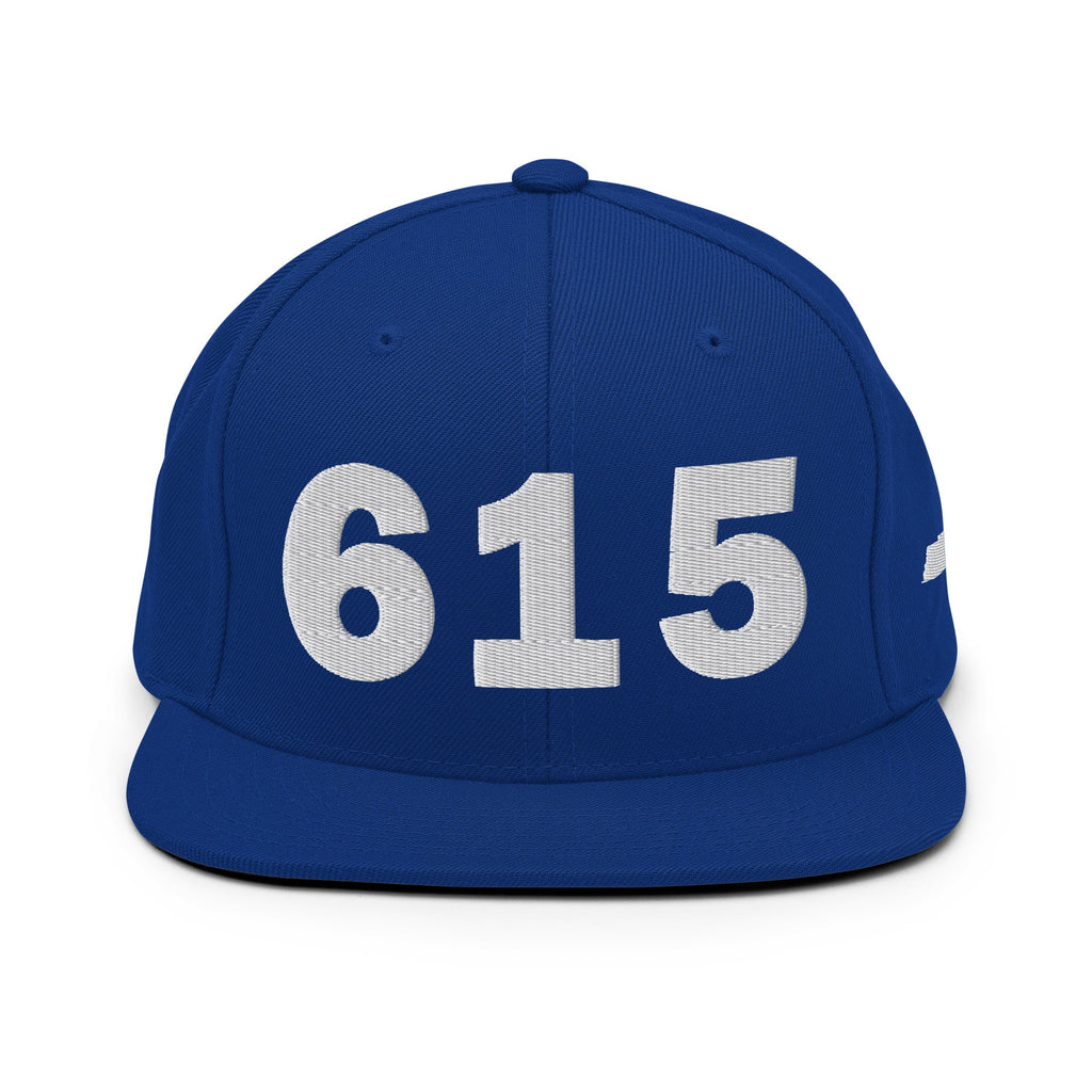 615 Area Code Snapback Hat