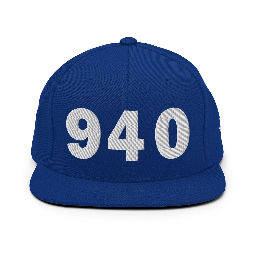940 Area Code Snapback Hat