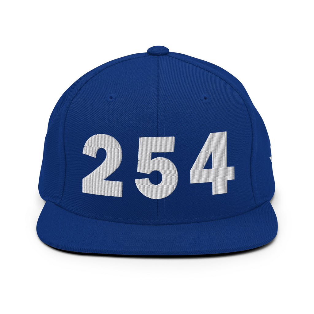254 Area Code Snapback Hat