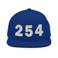 254 Area Code Snapback Hat