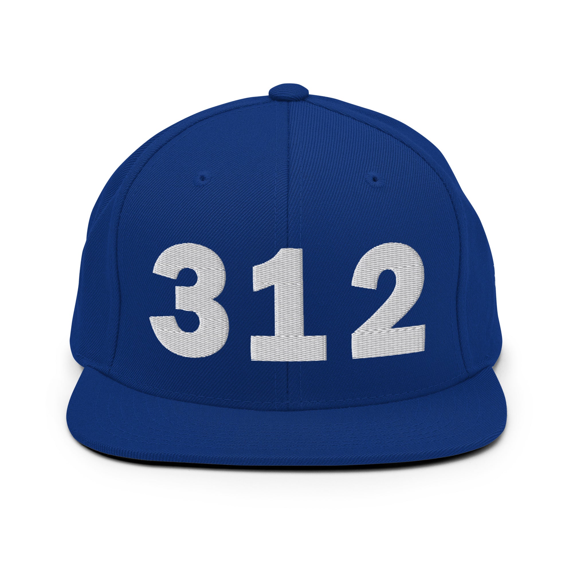 312 Area Code Snapback Hat