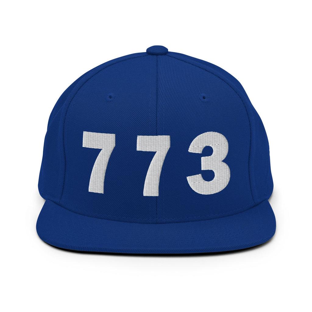 773 Area Code Snapback Hat