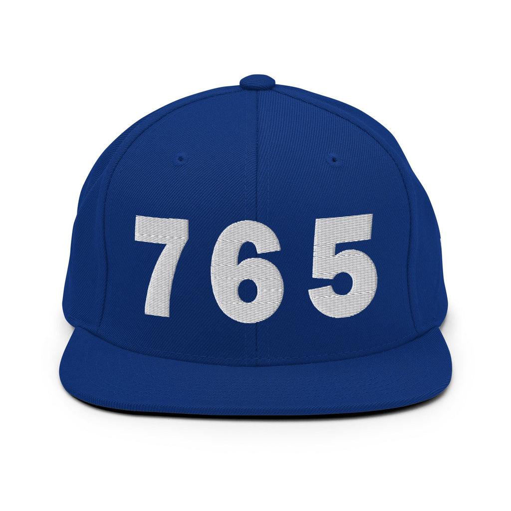765 Area Code Snapback Hat