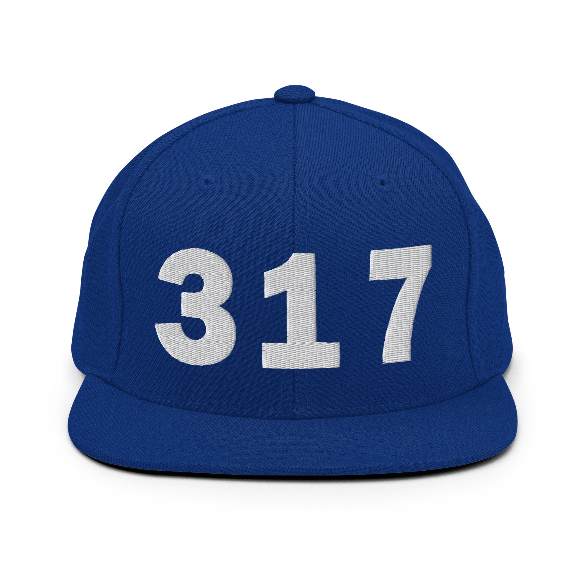317 Area Code Snapback Hat