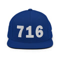 716 Area Code Snapback Hat