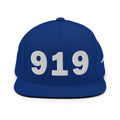 919 Area Code Snapback Hat