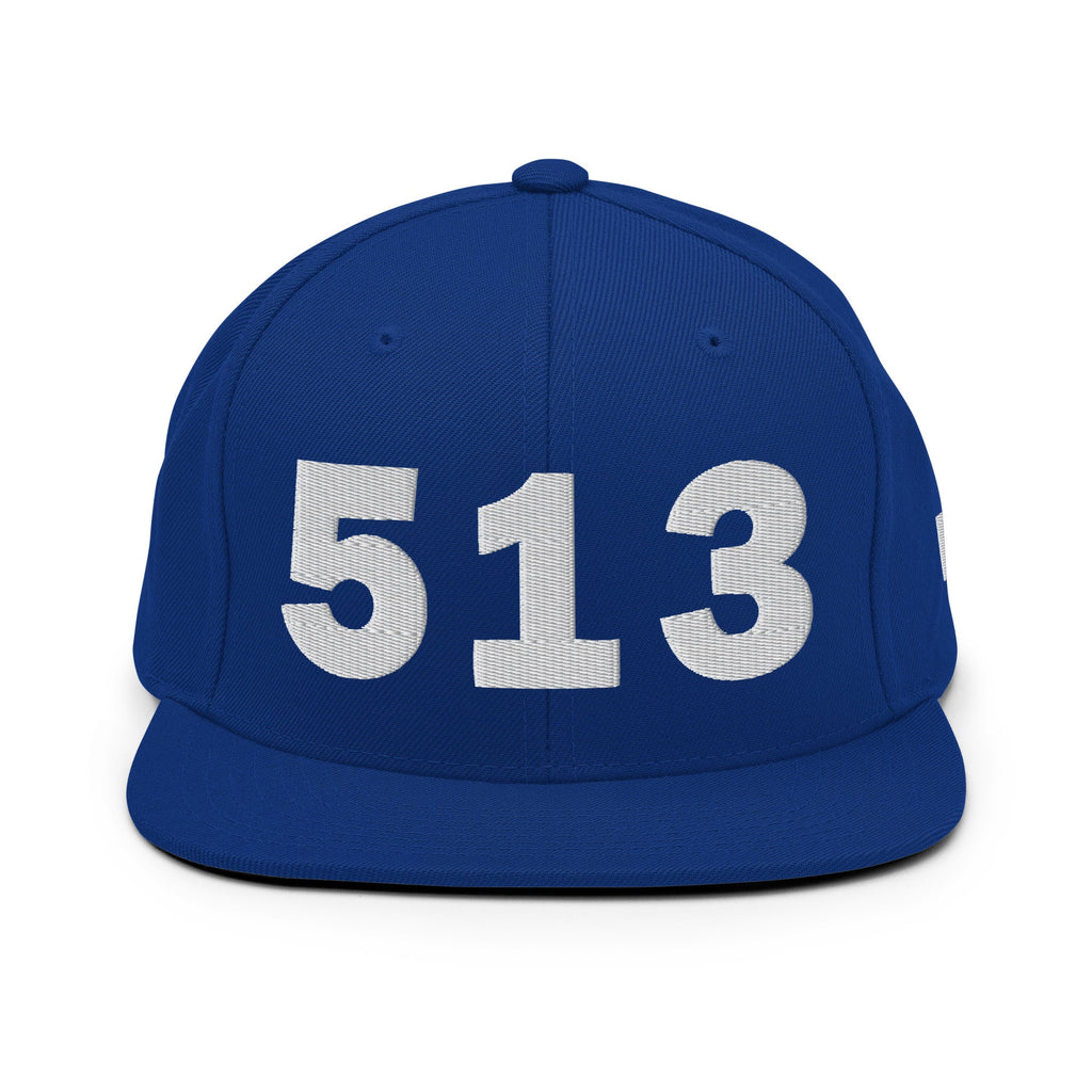 513 Area Code Snapback Hat