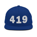 419 Area Code Snapback Hat
