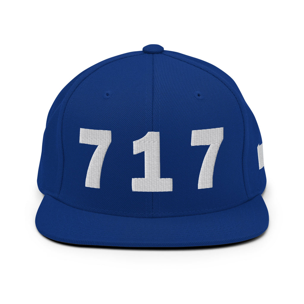 717 Area Code Snapback Hat