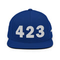 423 Area Code Snapback Hat