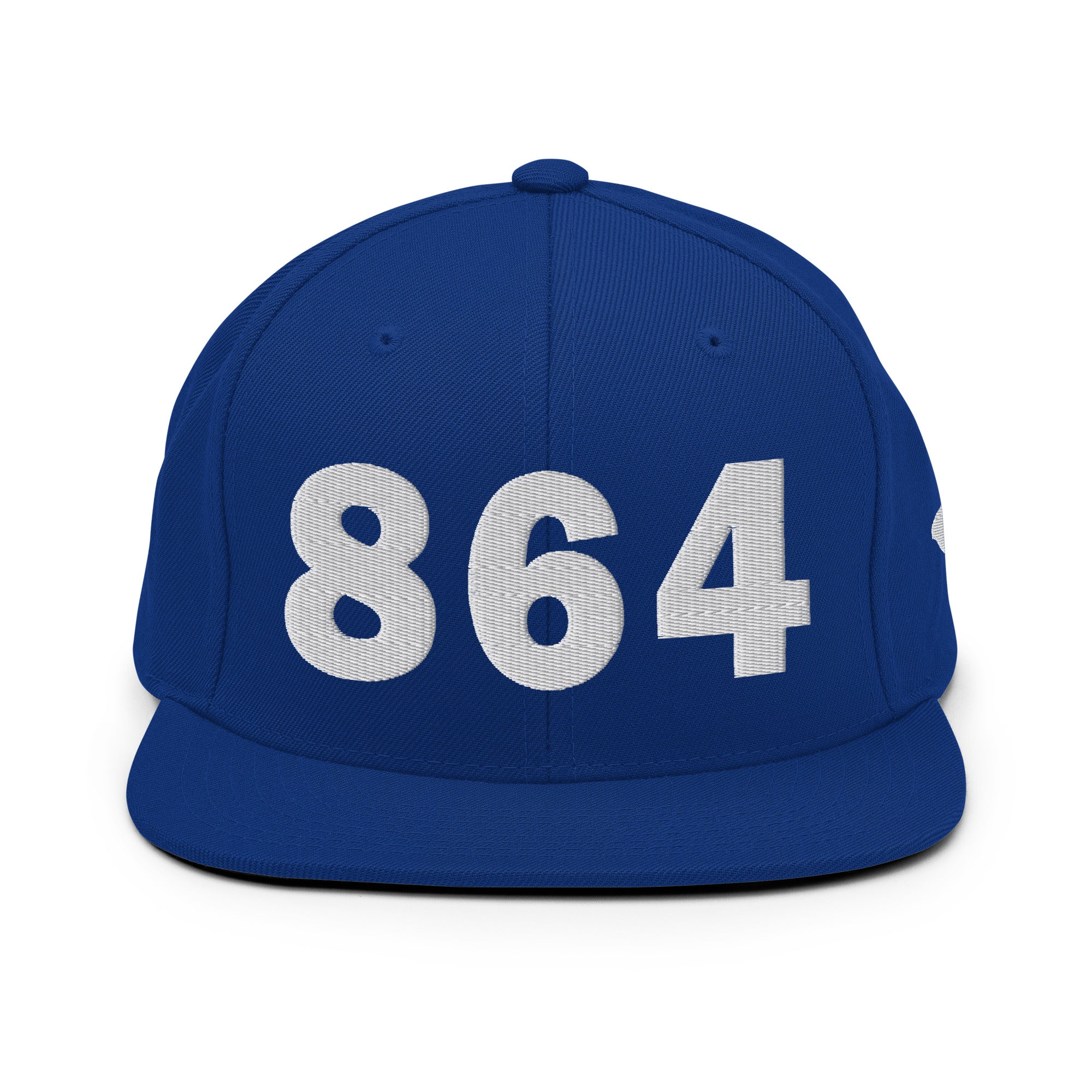 864 Area Code Snapback Hat