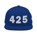 425 Area Code Snapback Hat