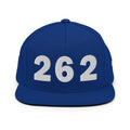 262 Area Code Snapback Hat