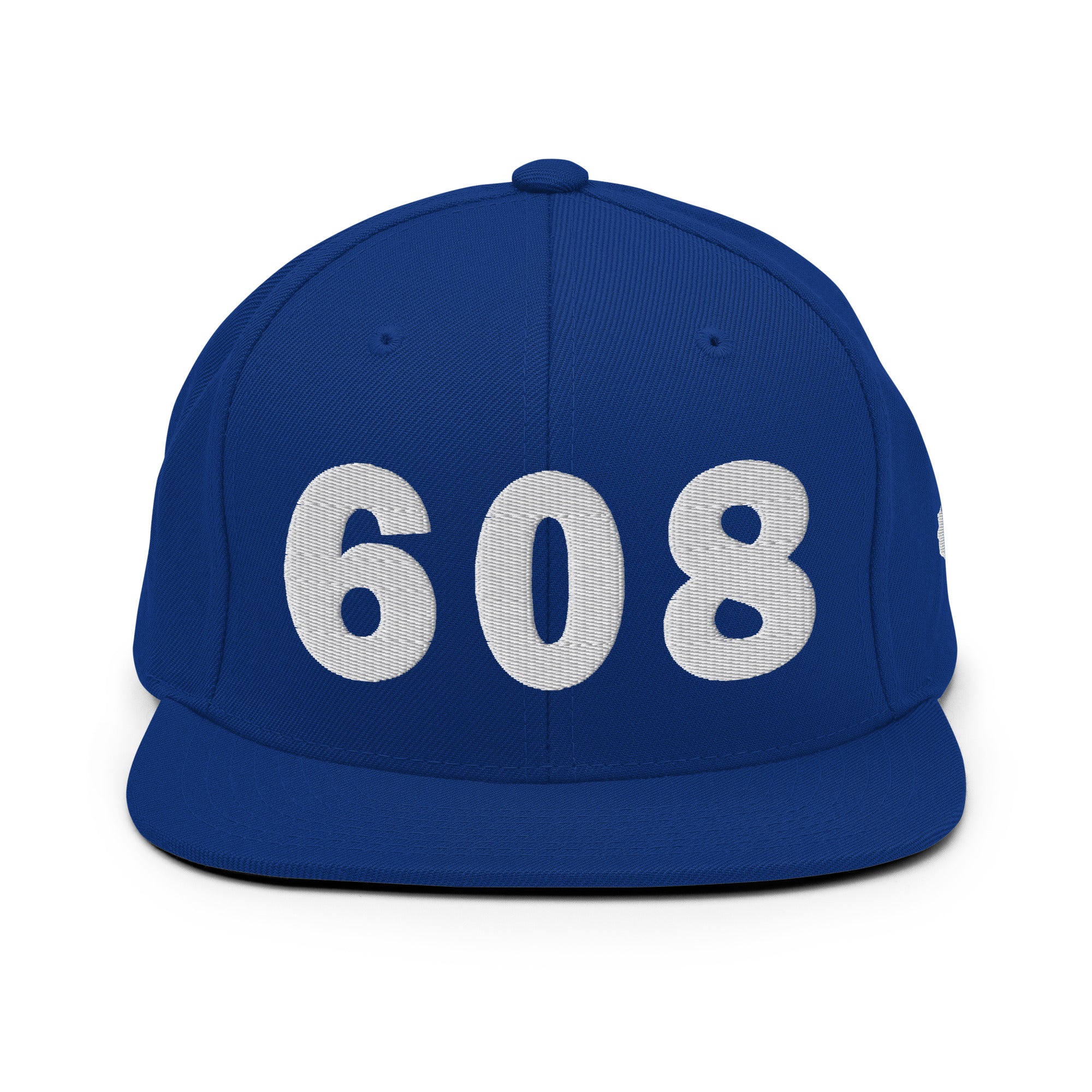 608 Area Code Snapback Hat