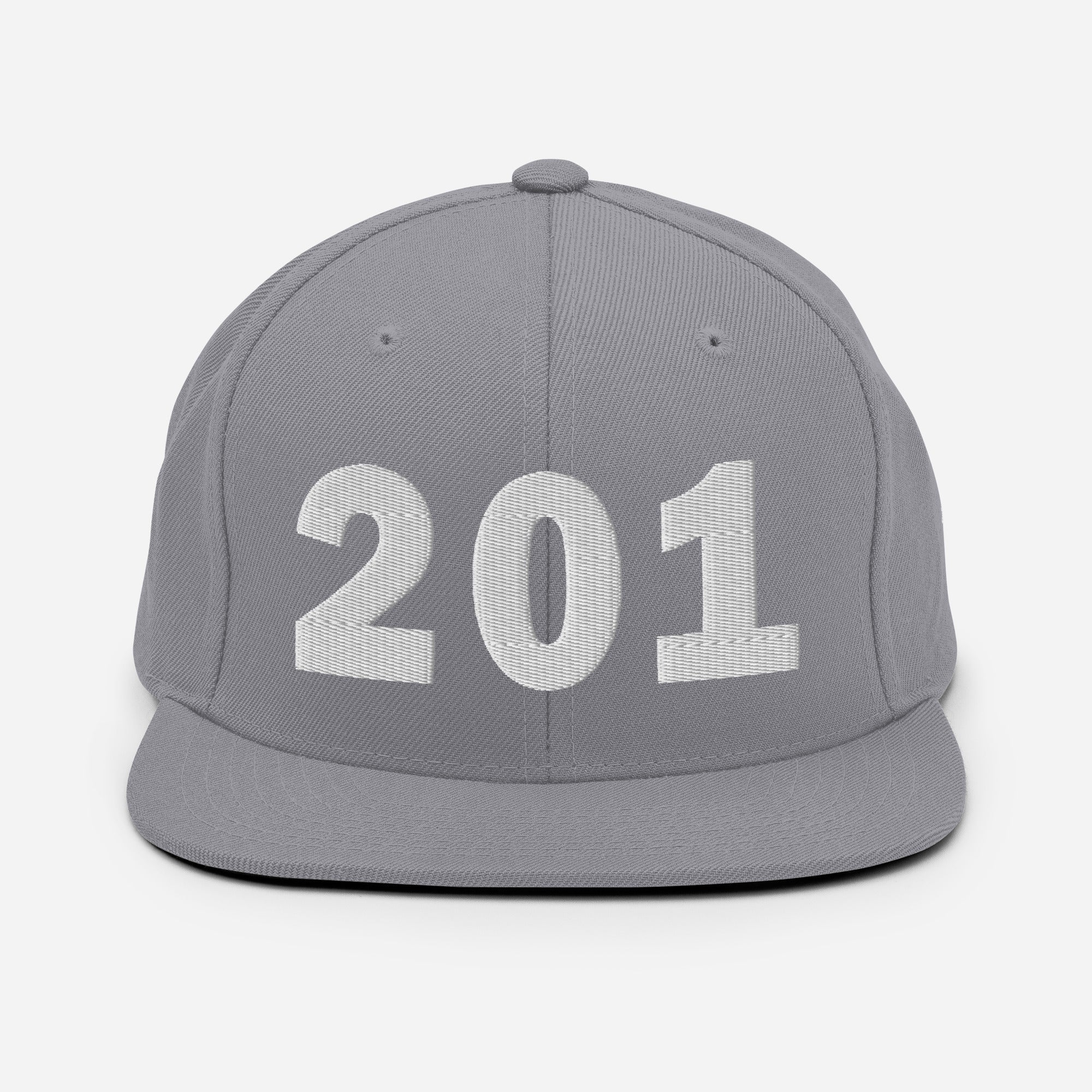 201 Area Code Snapback Hat
