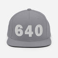 640 Area Code Snapback Hat