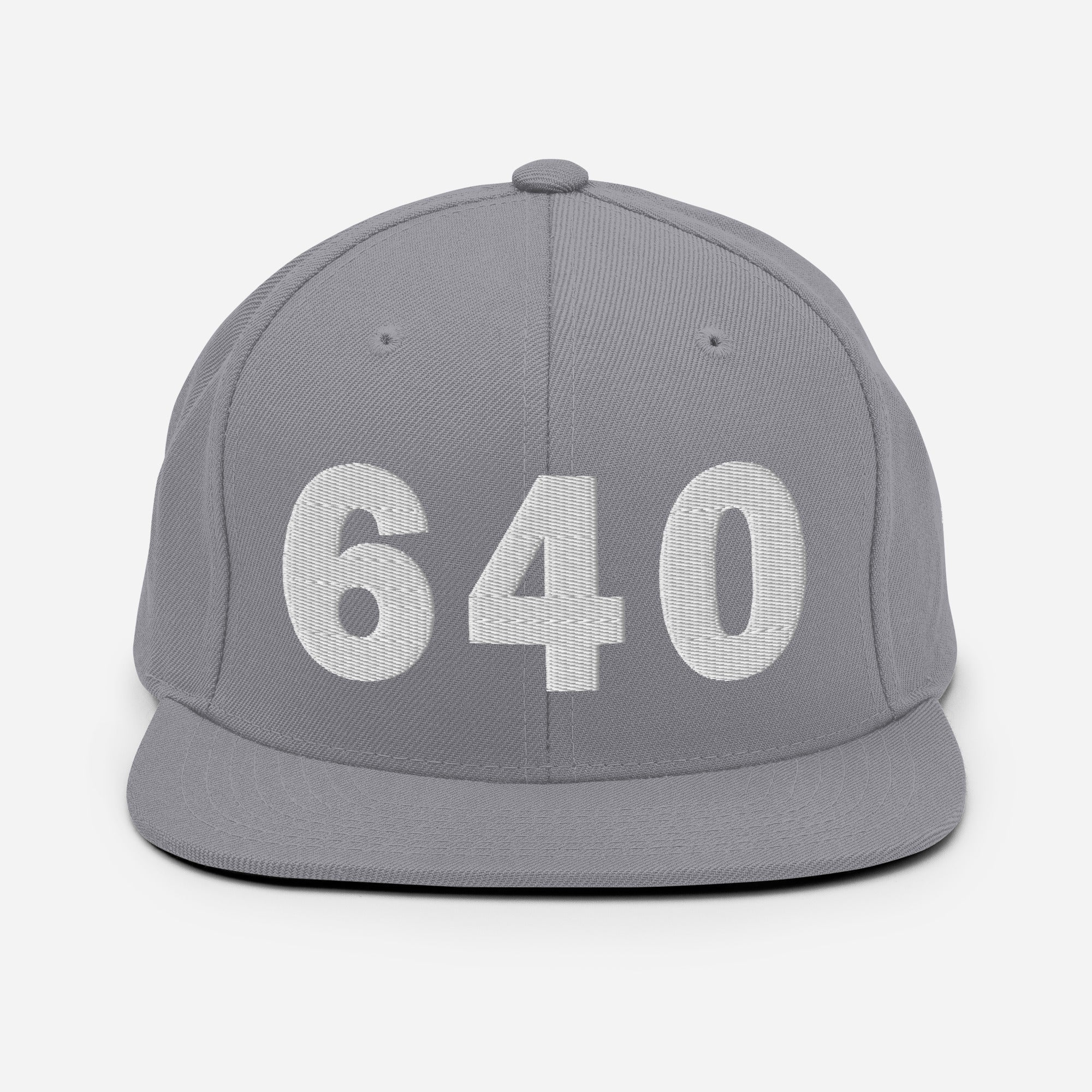 640 Area Code Snapback Hat
