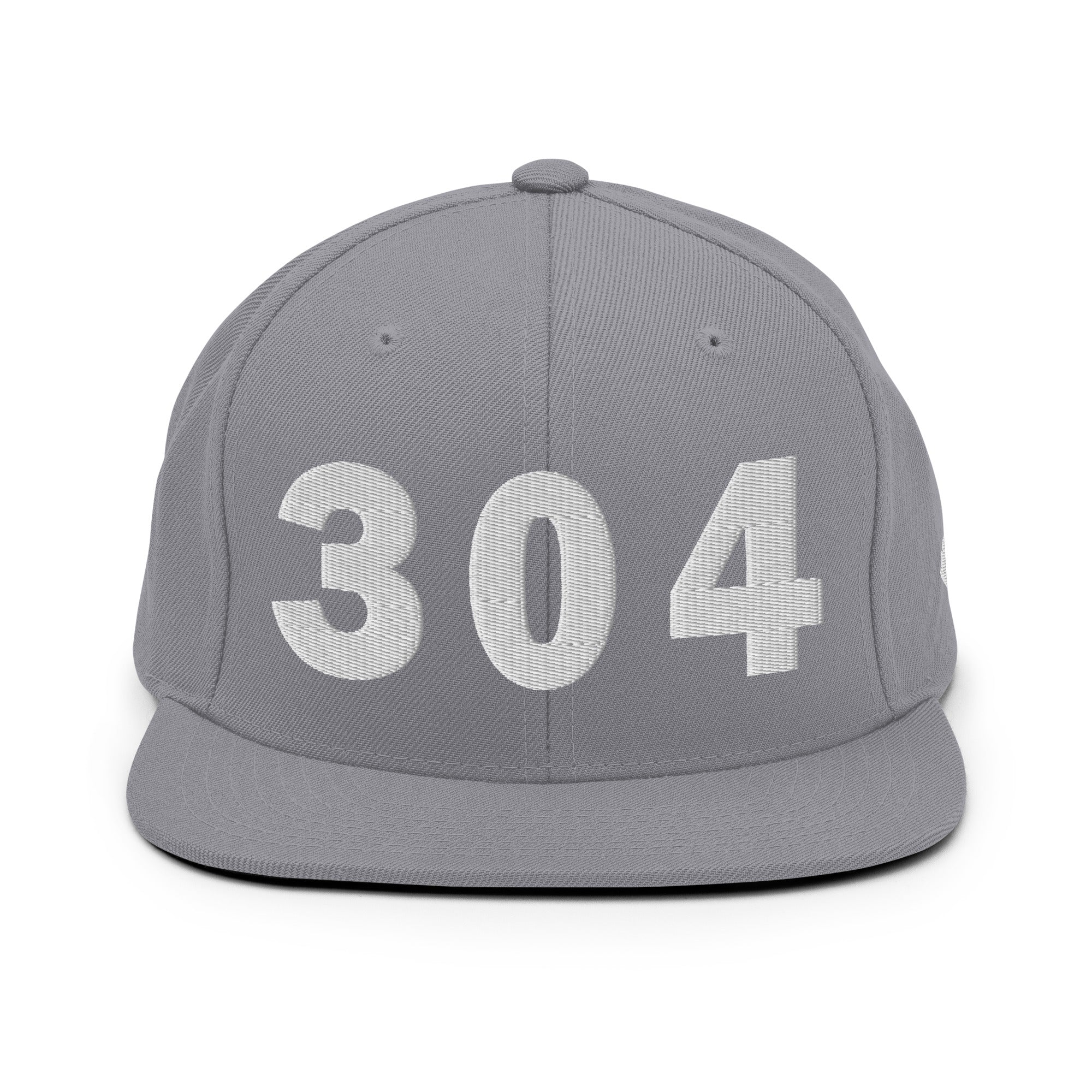 304 Area Code Snapback Hat