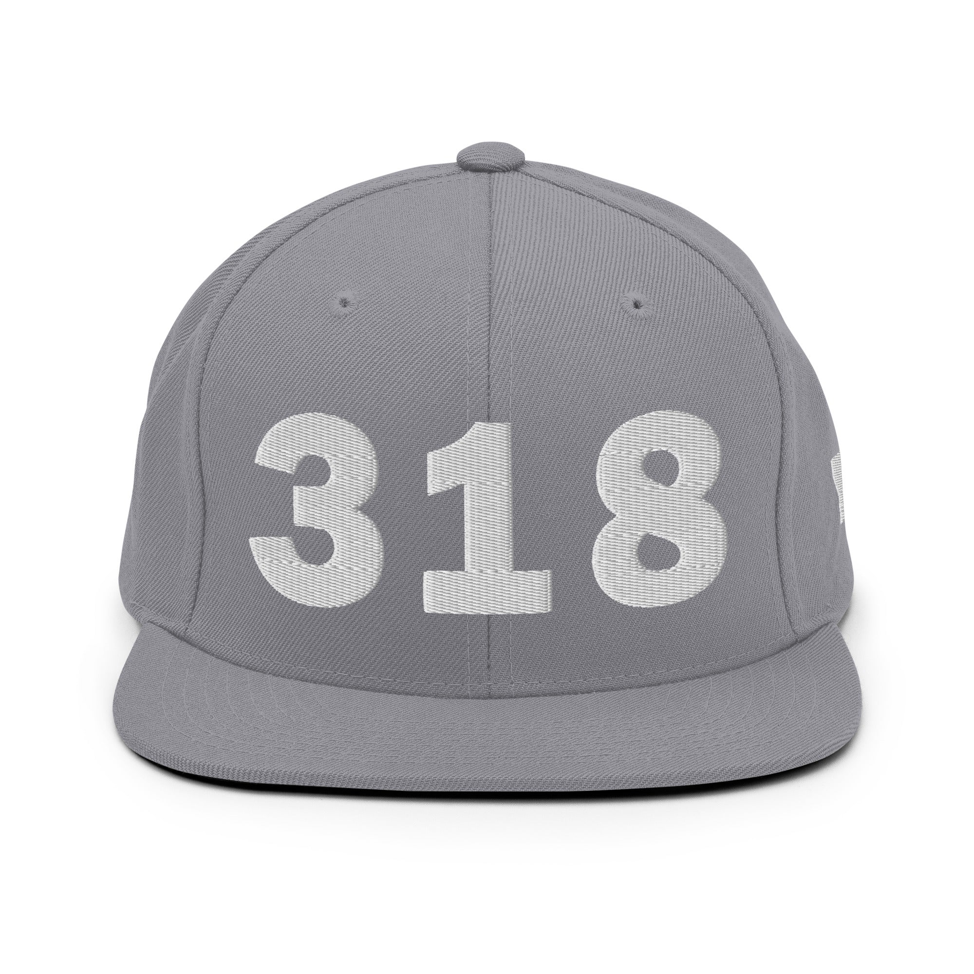 318 Area Code Snapback Hat