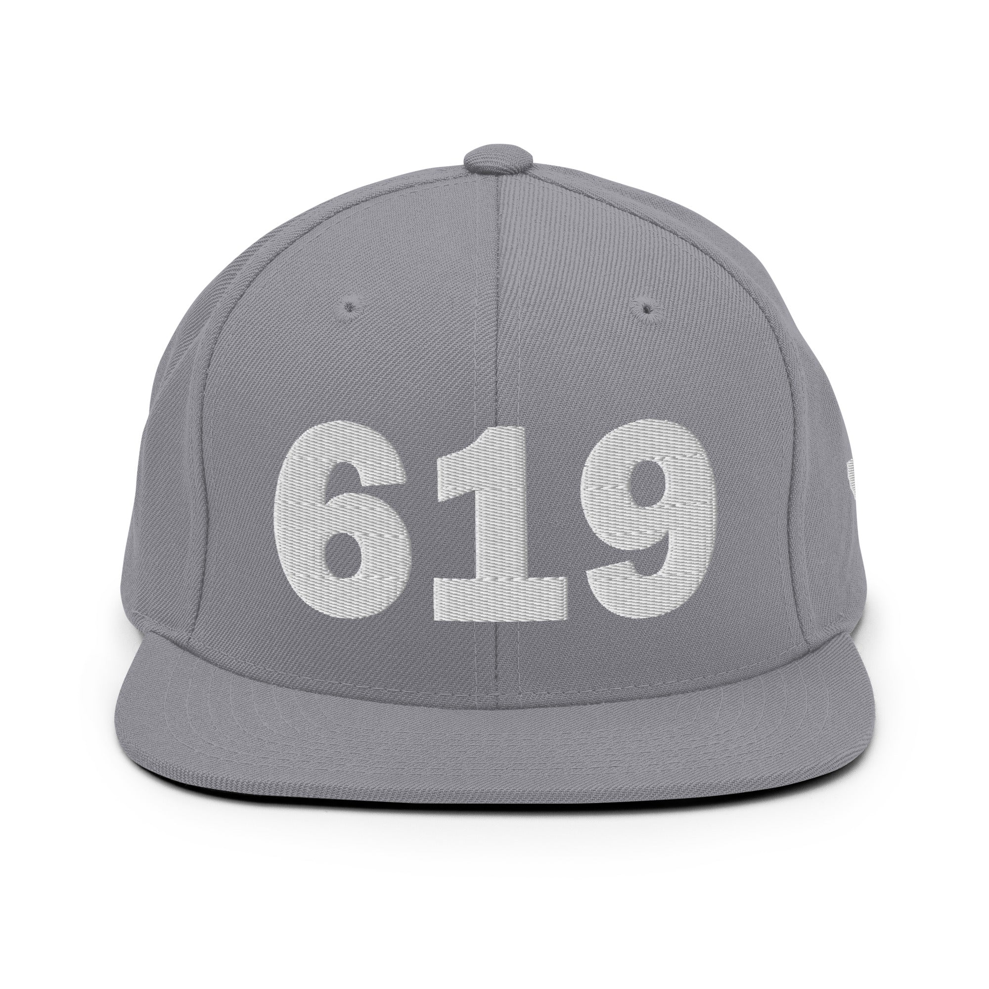619 Area Code Snapback Hat