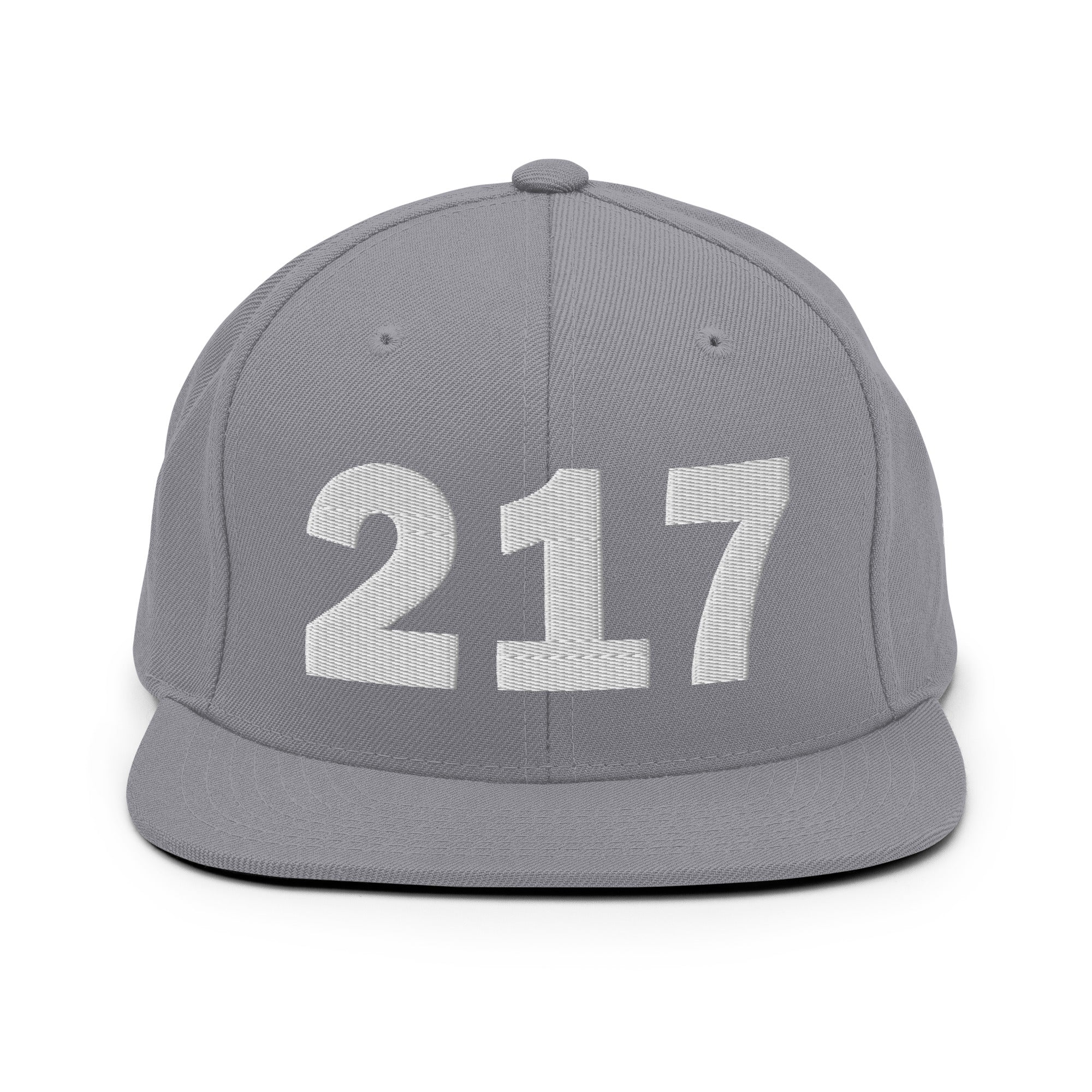 217 Area Code Snapback Hat