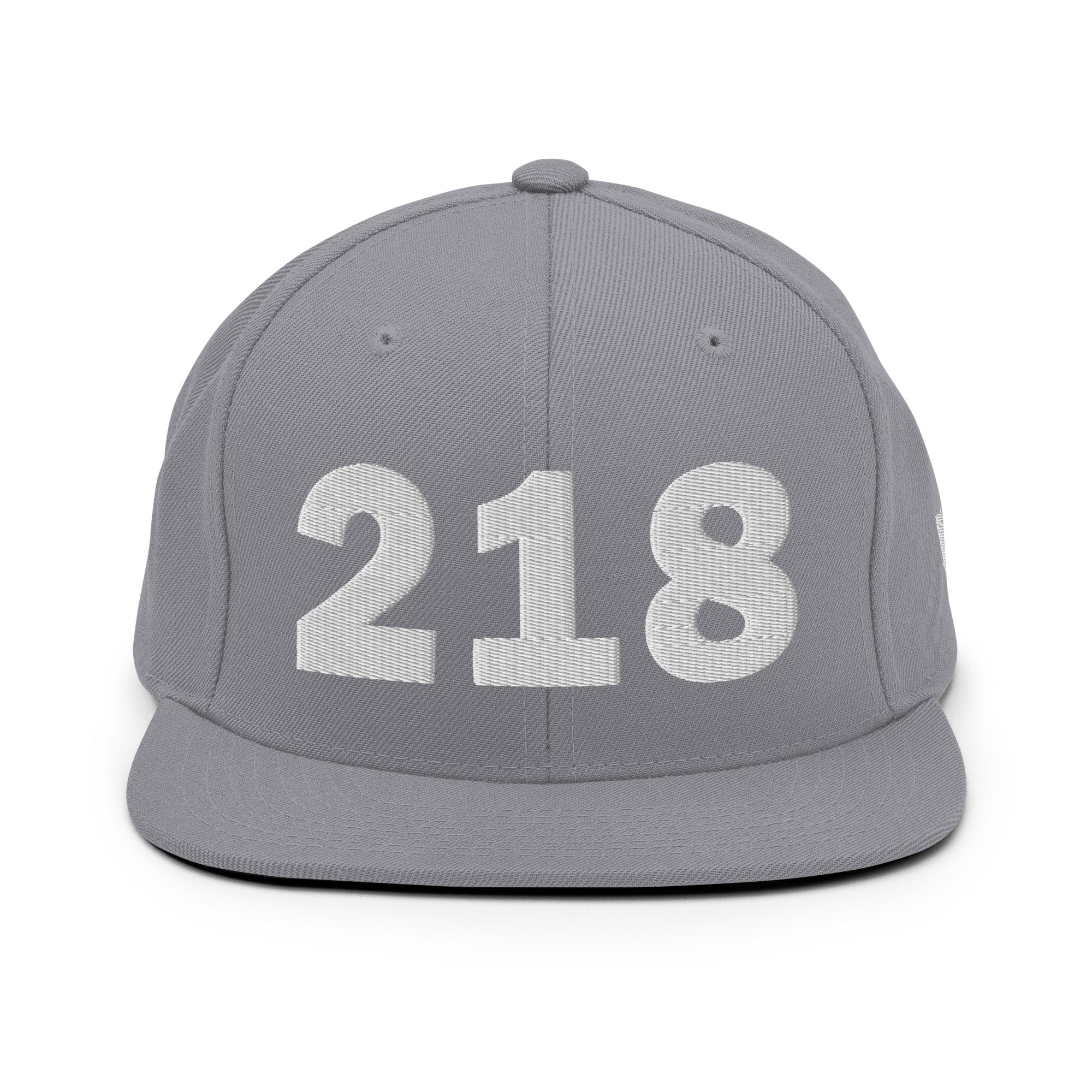 218 Area Code Snapback Hat