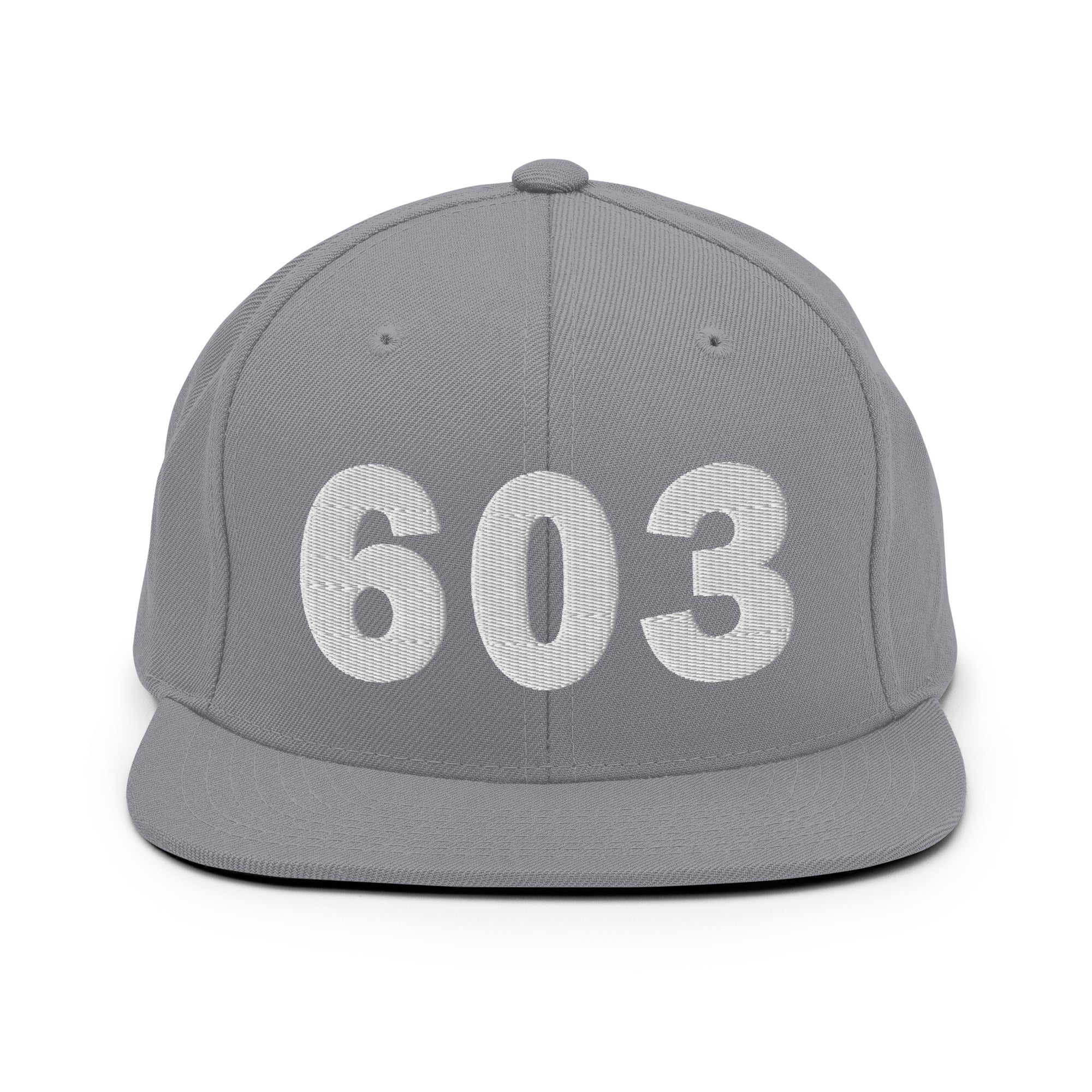 603 Area Code Snapback Hat