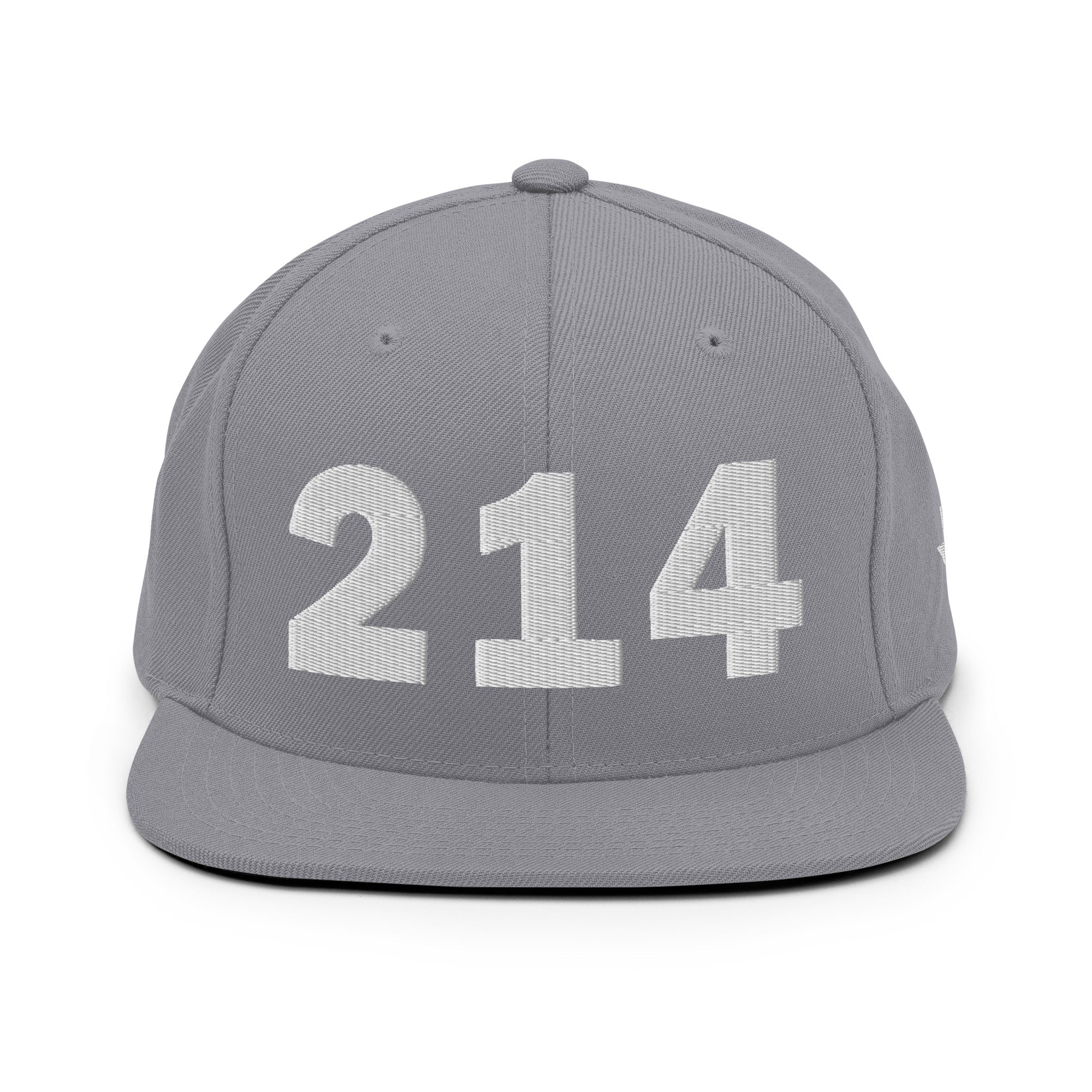 214 Area Code Snapback Hat
