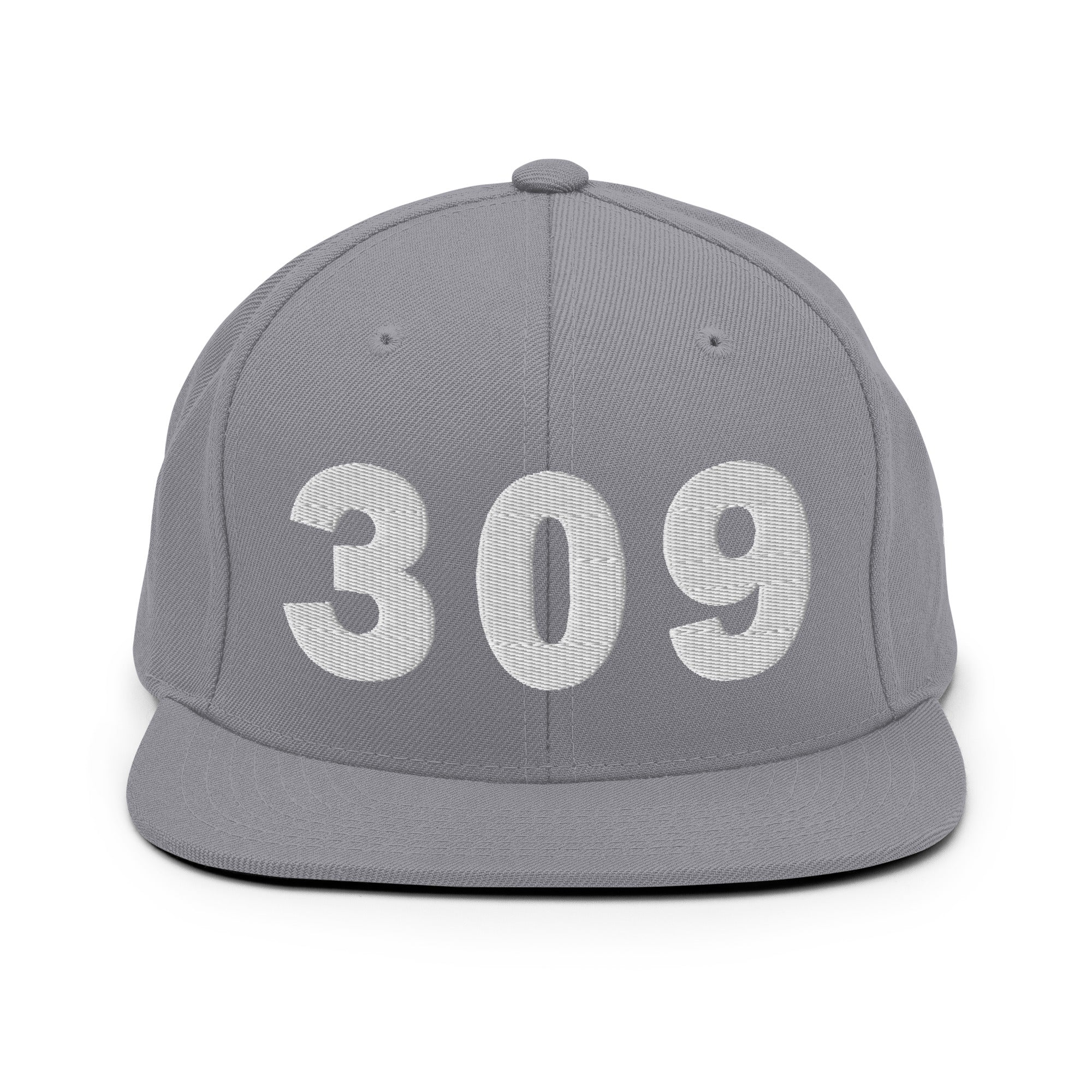 309 Area Code Snapback Hat