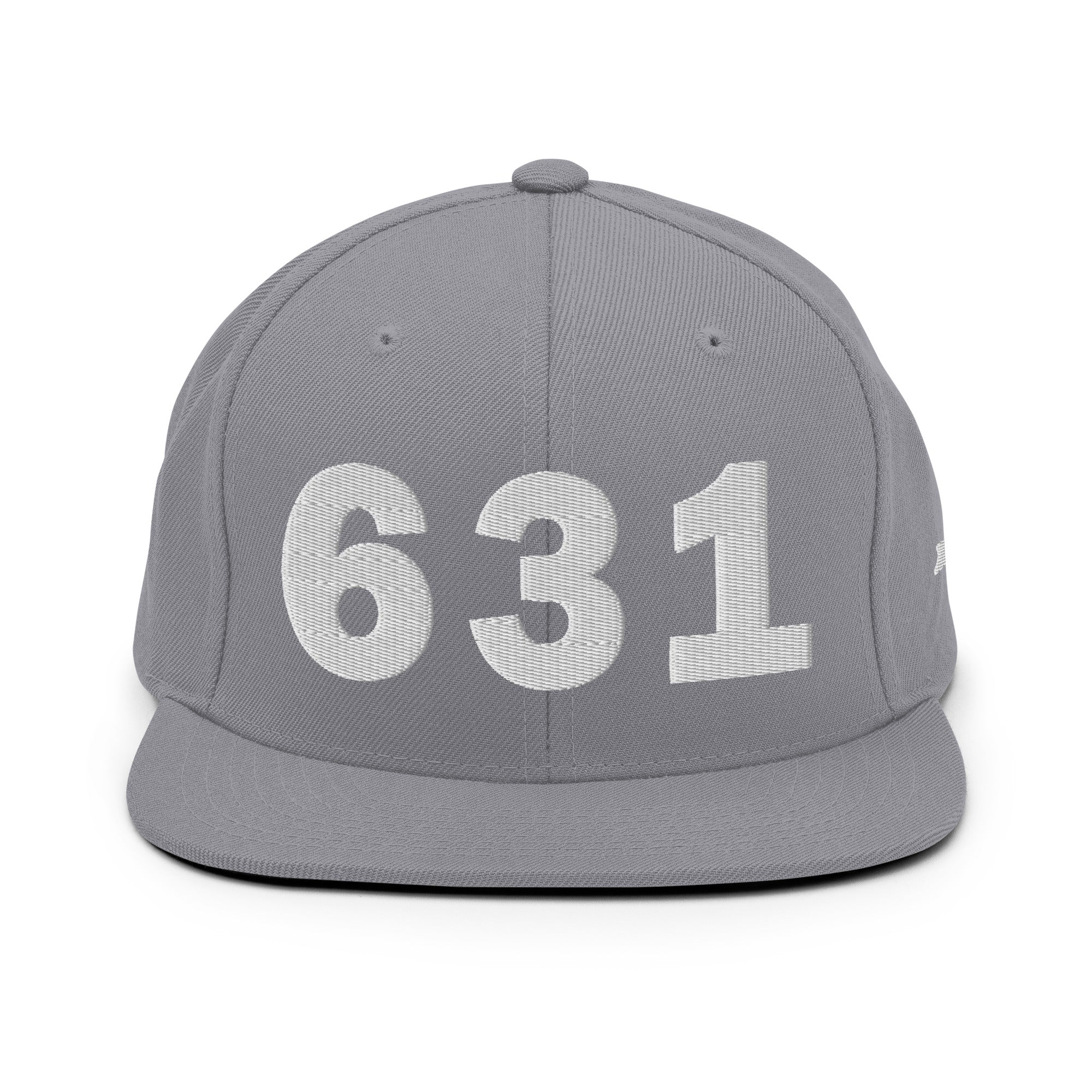 631 Area Code Snapback Hat