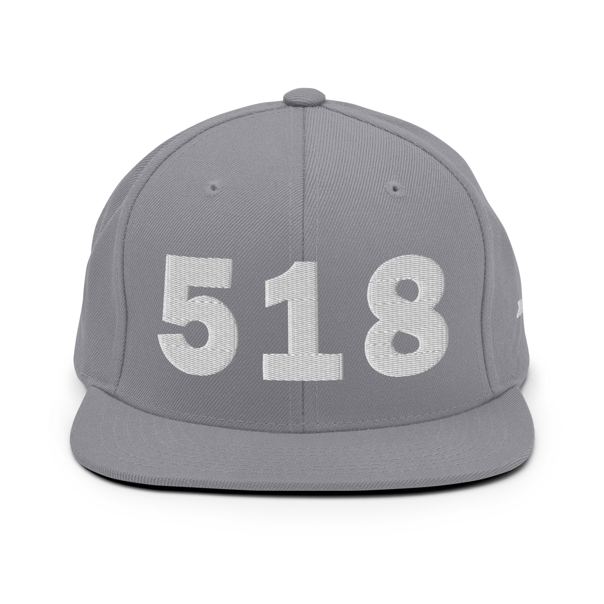 518 Area Code Snapback Hat