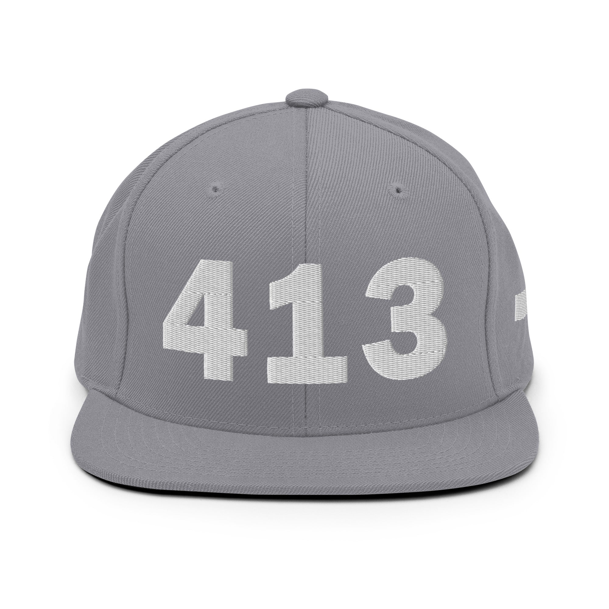 413 Area Code Snapback Hat