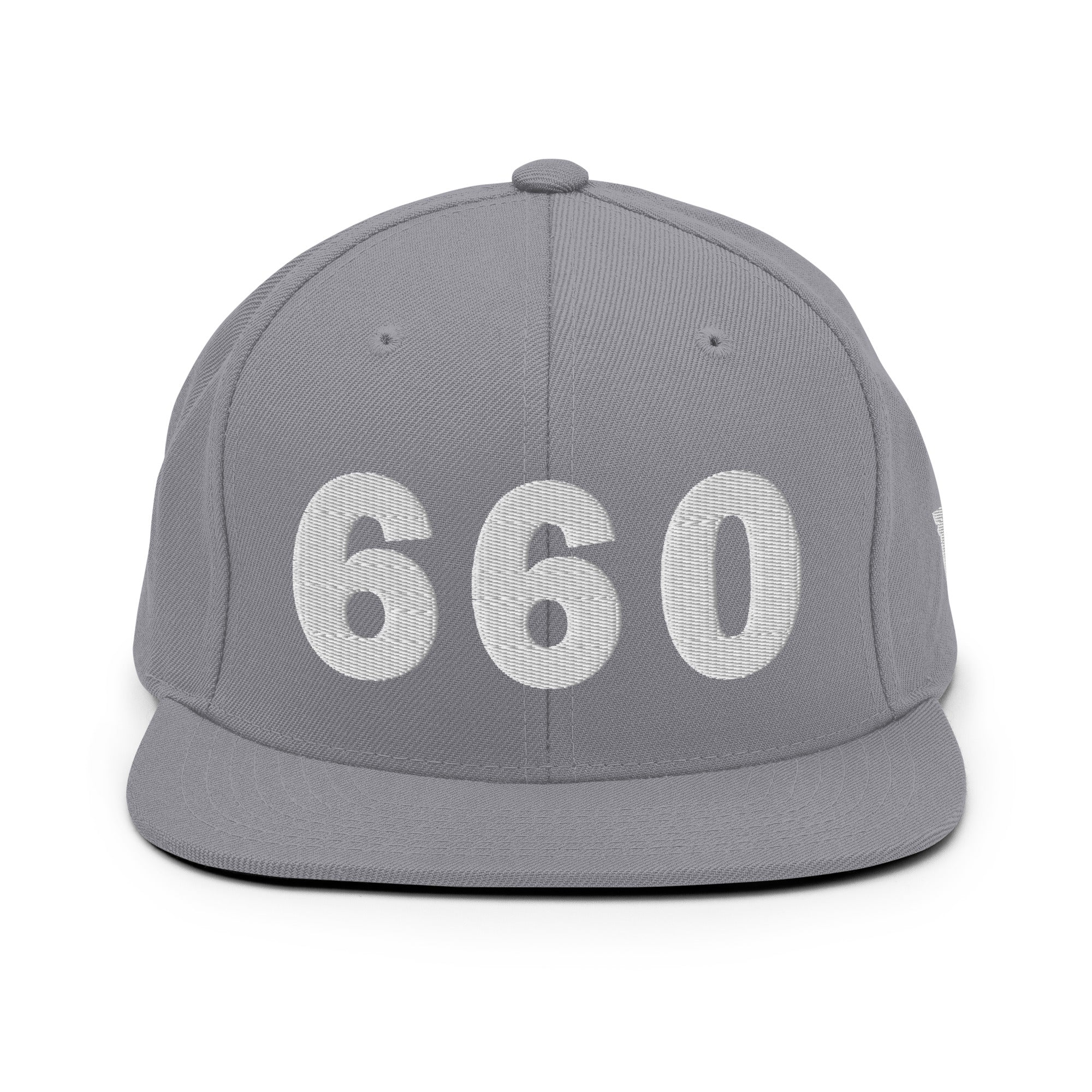 660 Area Code Snapback Hat