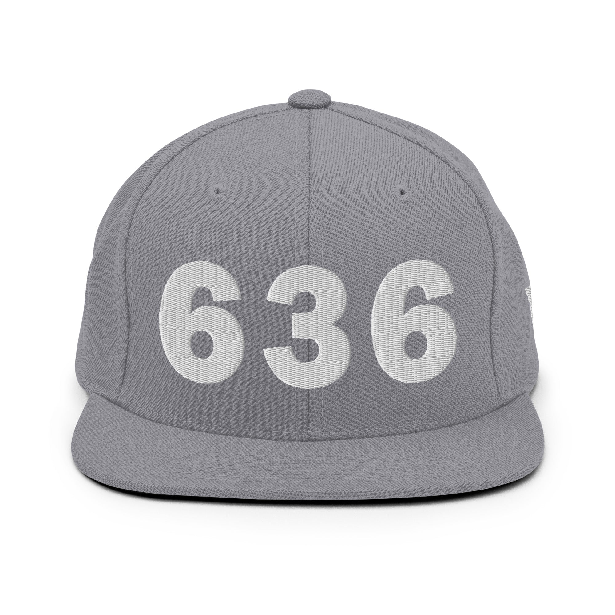 636 Area Code Snapback Hat
