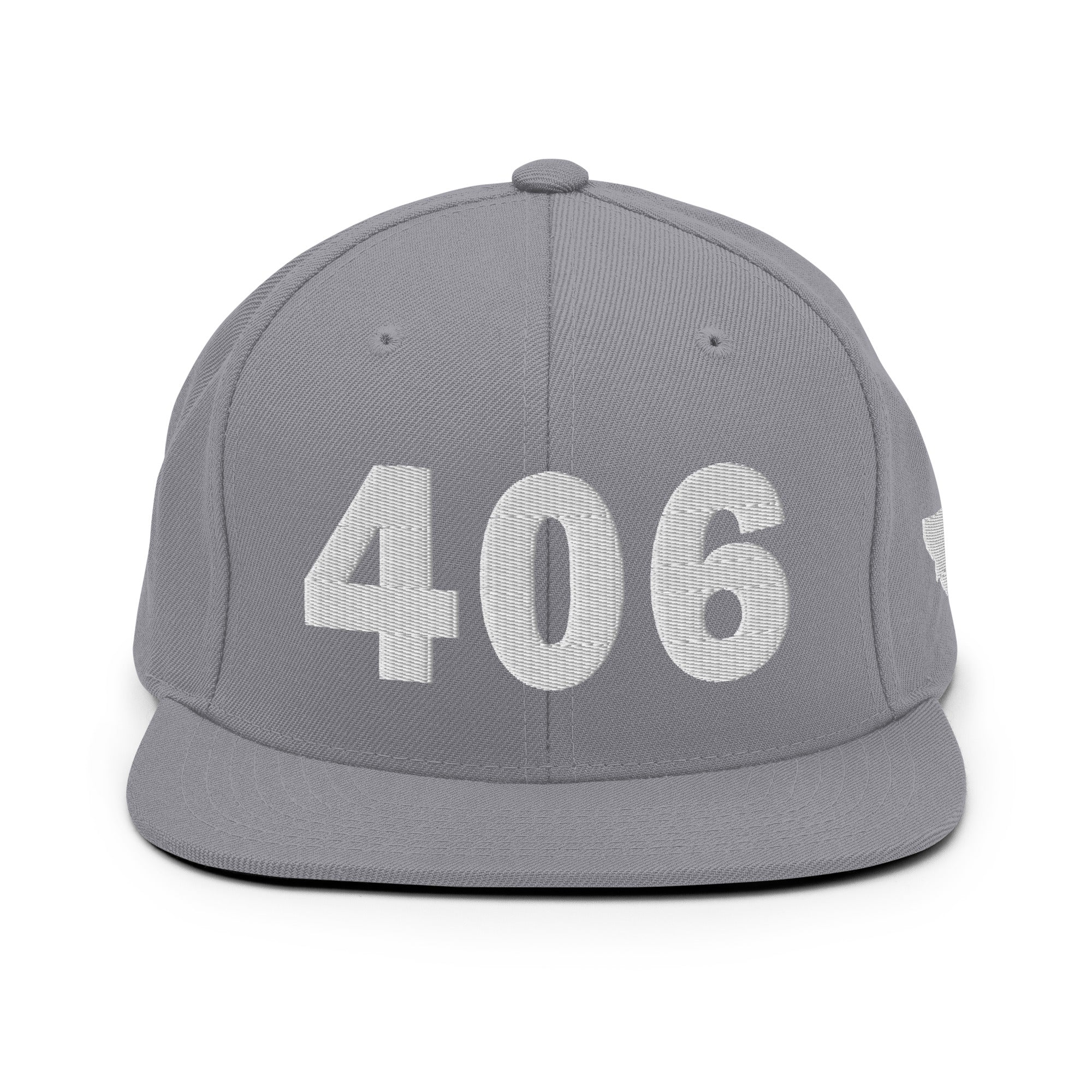 406 Area Code Snapback Hat