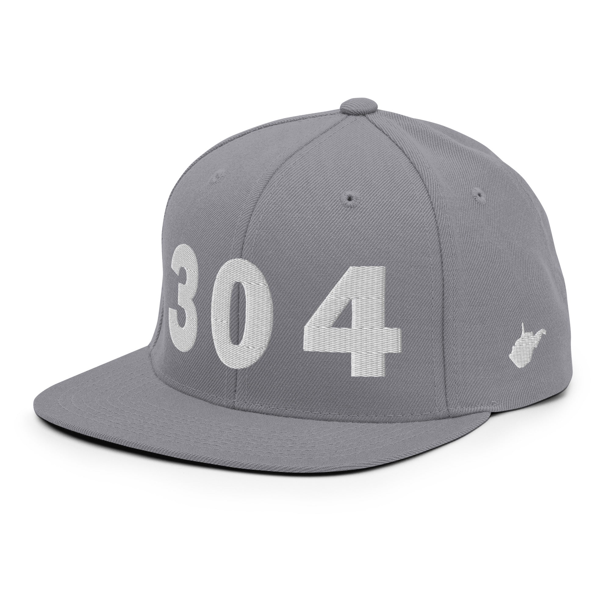 304 Area Code Snapback Hat