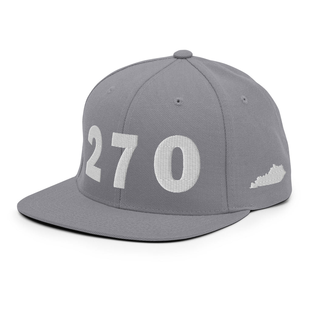 270 Area Code Snapback Hat