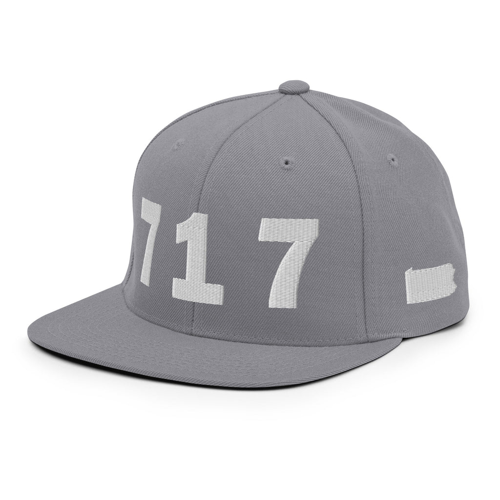 717 Area Code Snapback Hat
