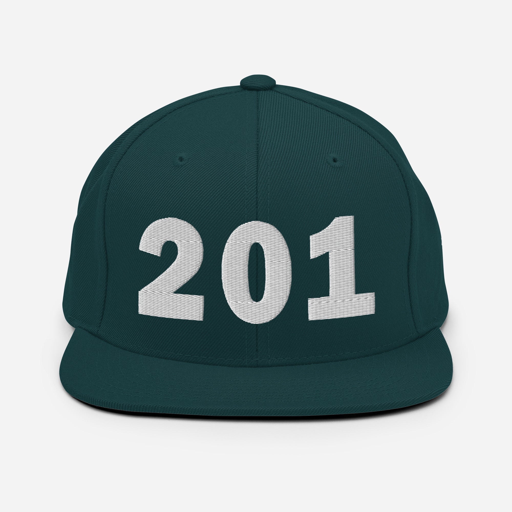 201 Area Code Snapback Hat