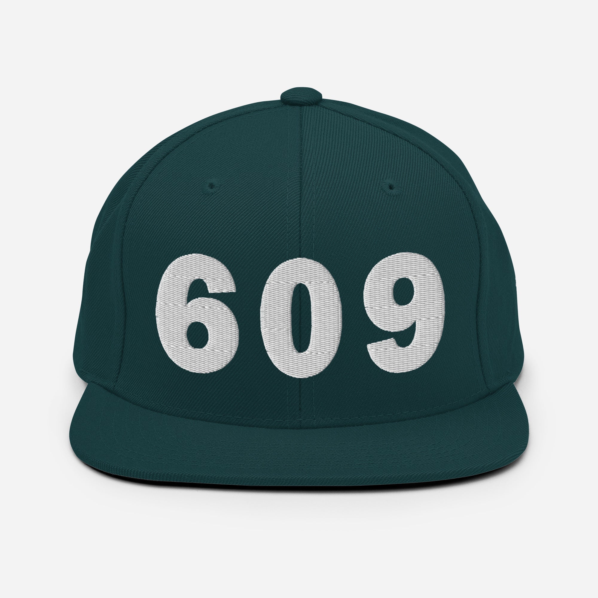 609 Area Code Snapback Hat