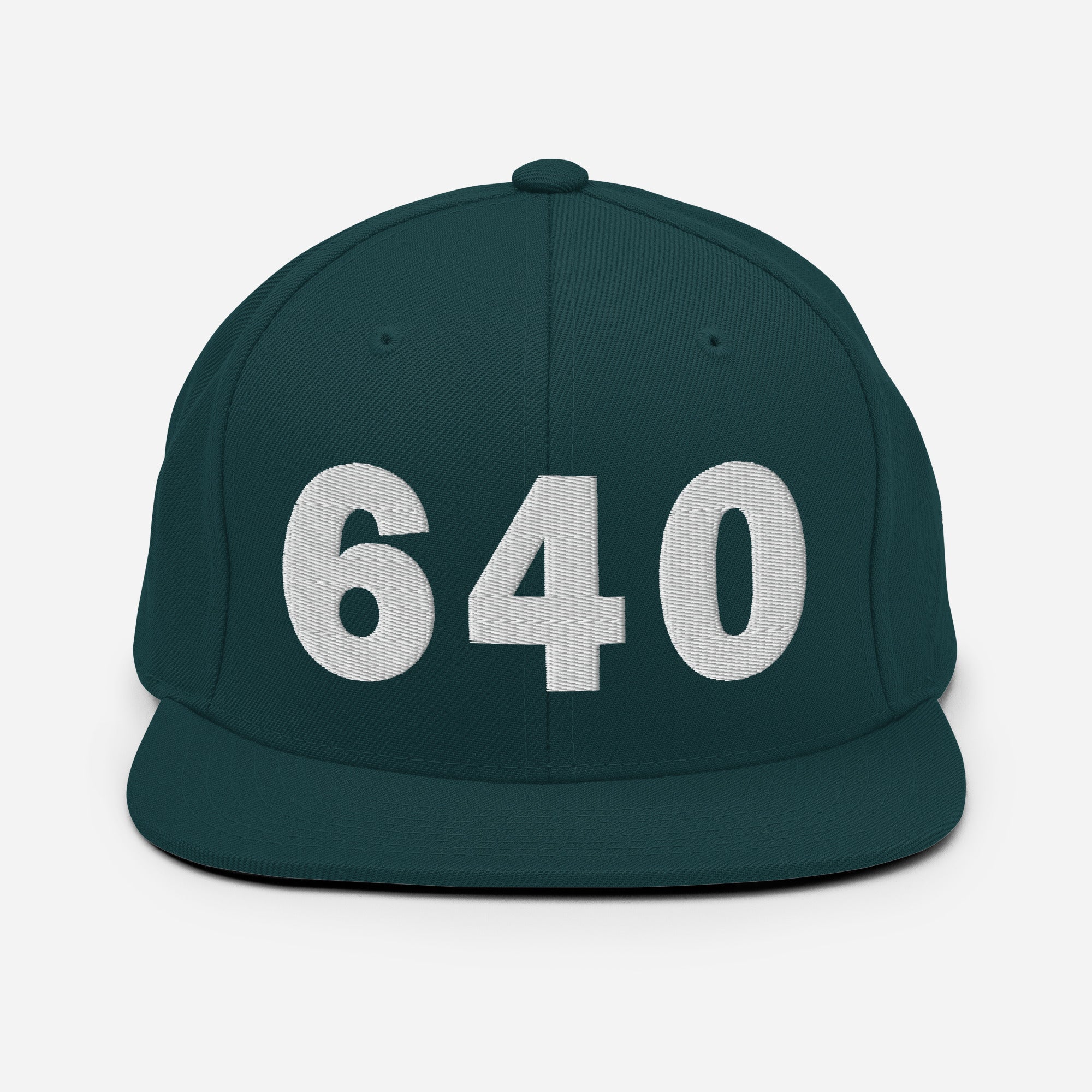 640 Area Code Snapback Hat