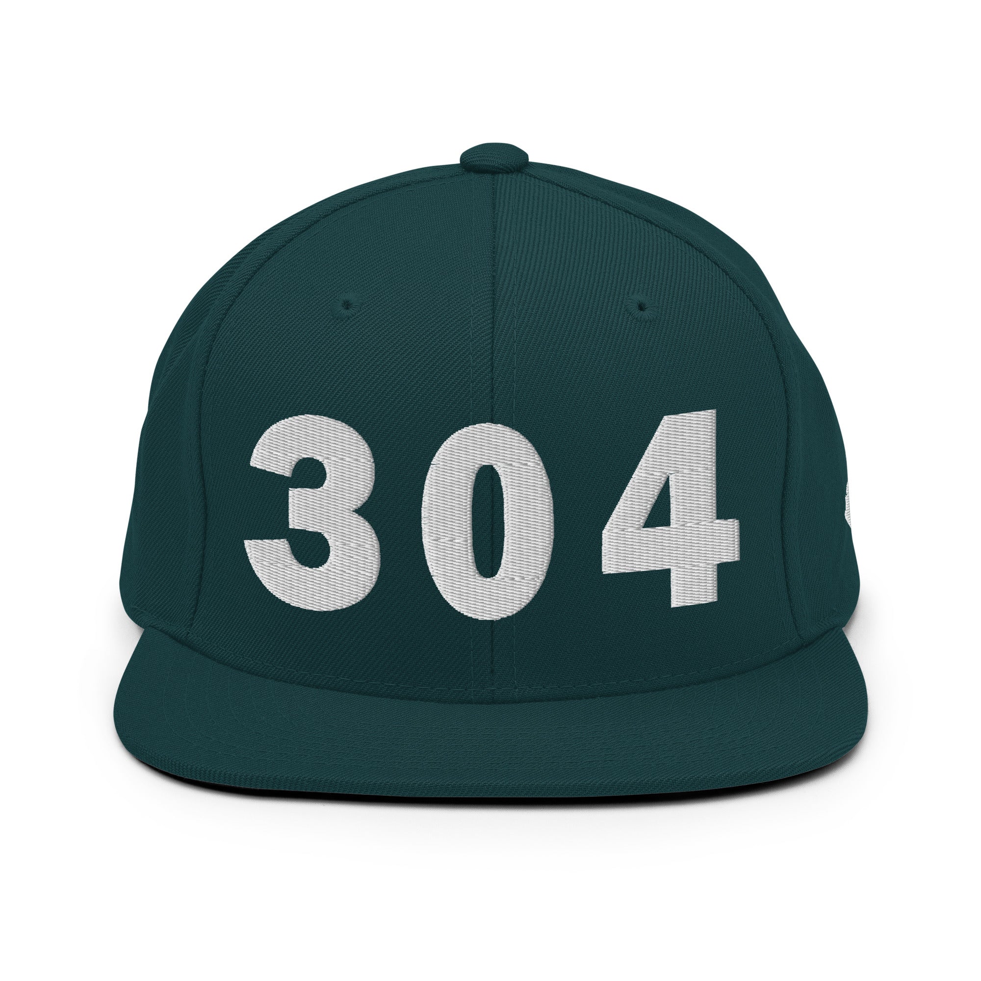304 Area Code Snapback Hat