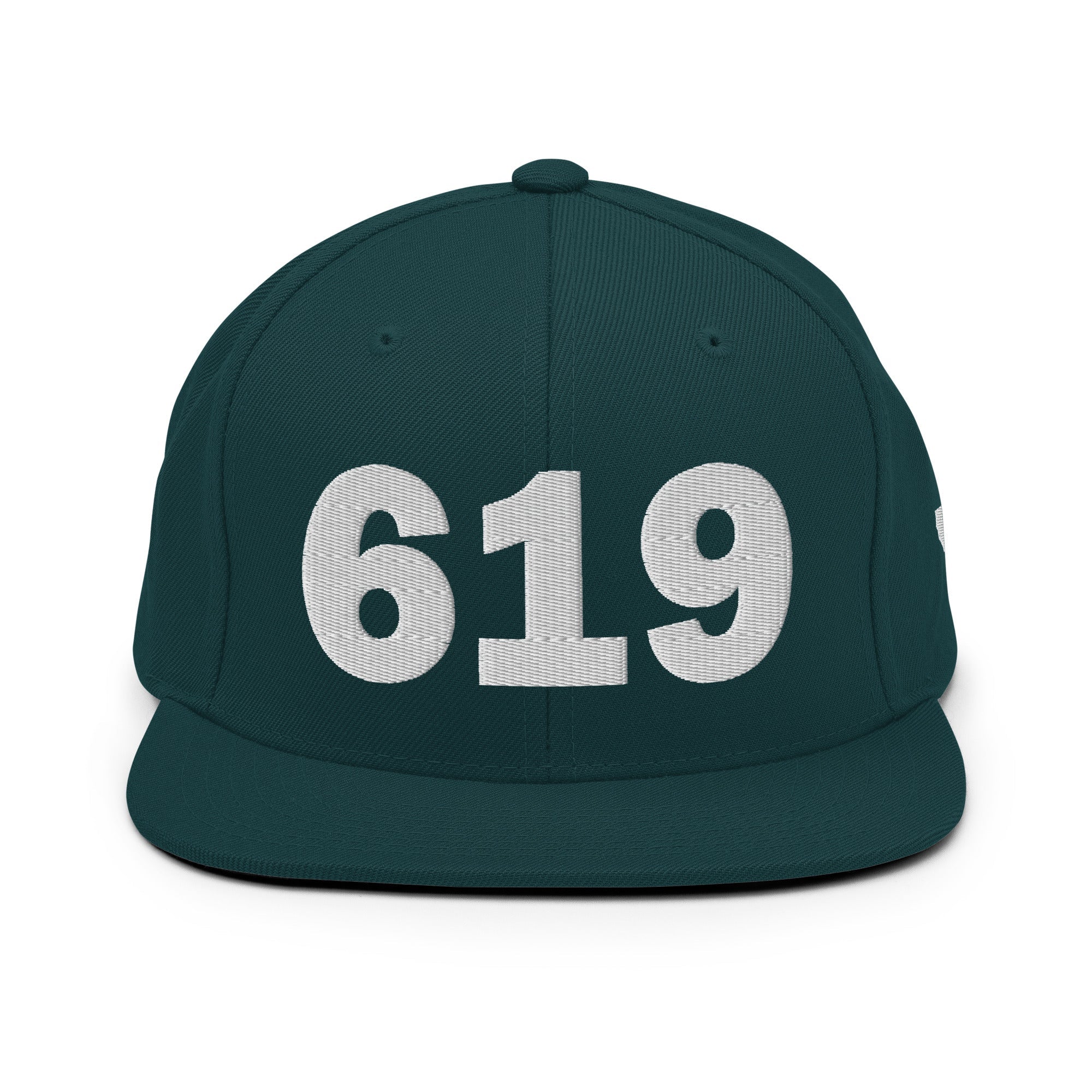 619 Area Code Snapback Hat