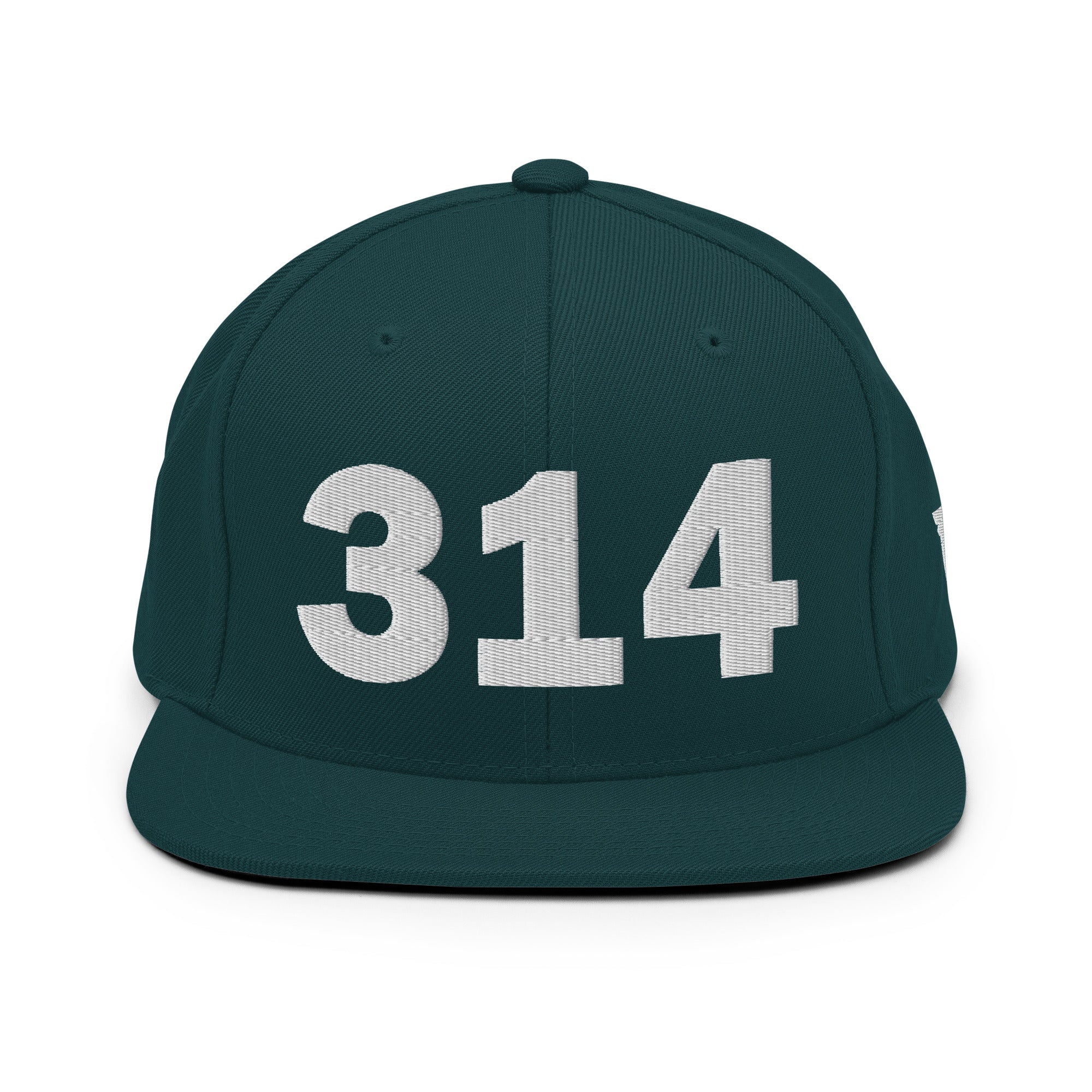 314 Area Code Snapback Hat