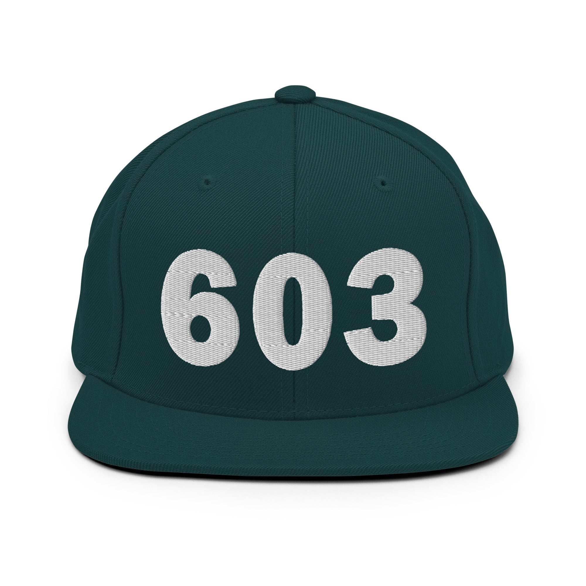 603 Area Code Snapback Hat